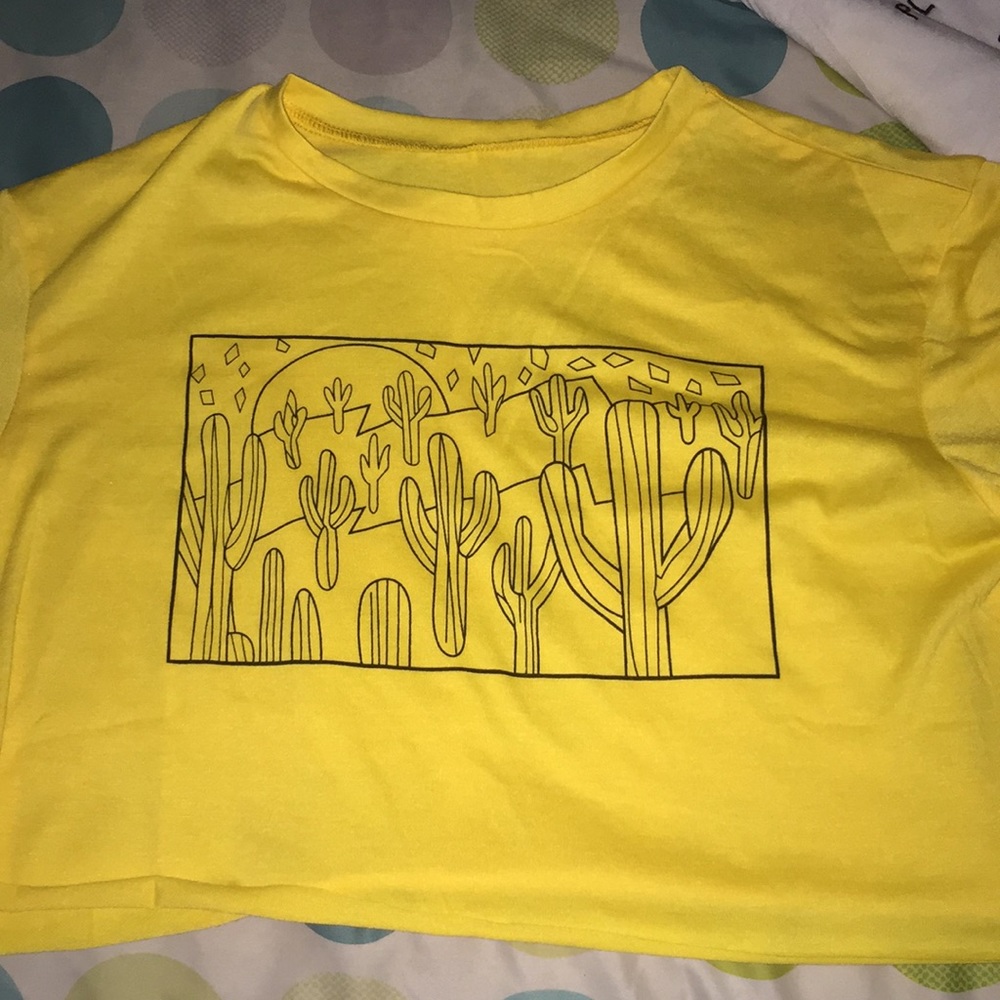 Mustard yellow shirt